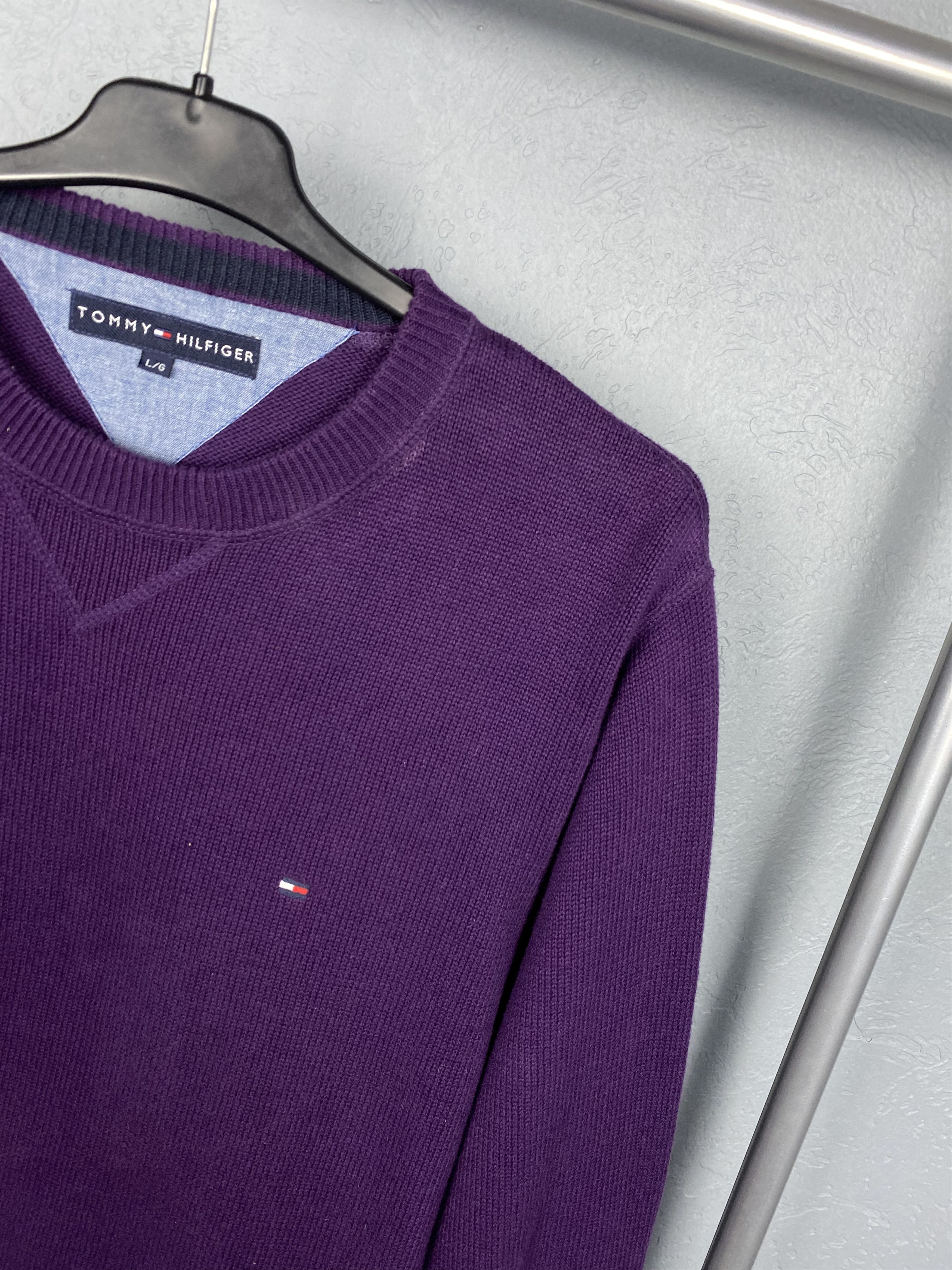 Tommy Hilfiger × Vintage Tommy Hilfiger Vintage Mens Knit Sweater Knitwear Size US L / EU 52-54 / 3 - 2 Thumbnail