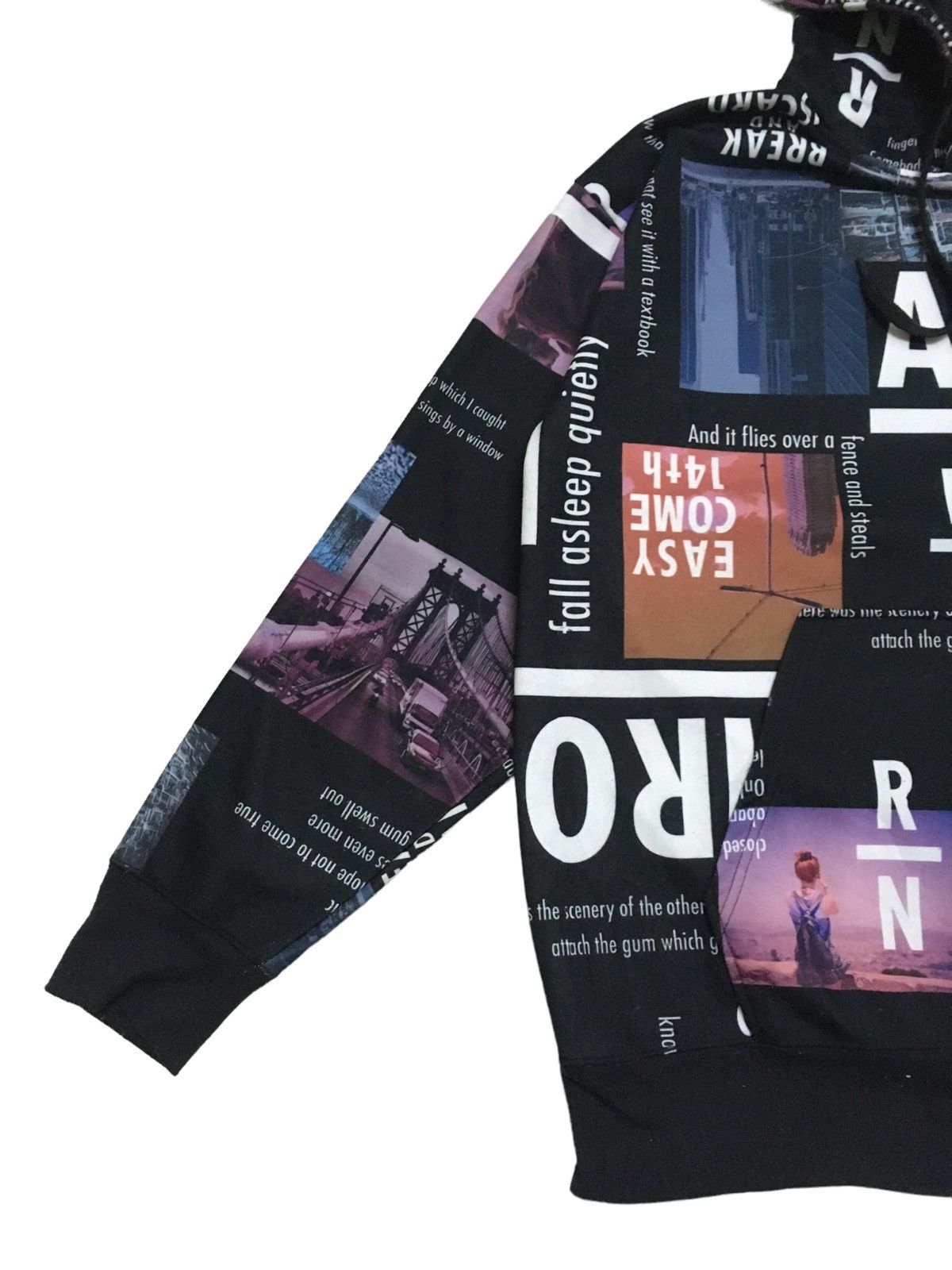 Rare Design Japanese Brand Beaumere Full Print Hoodie 2000s