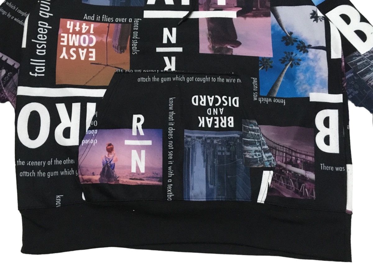Rare Design Japanese Brand Beaumere Full Print Hoodie 2000s