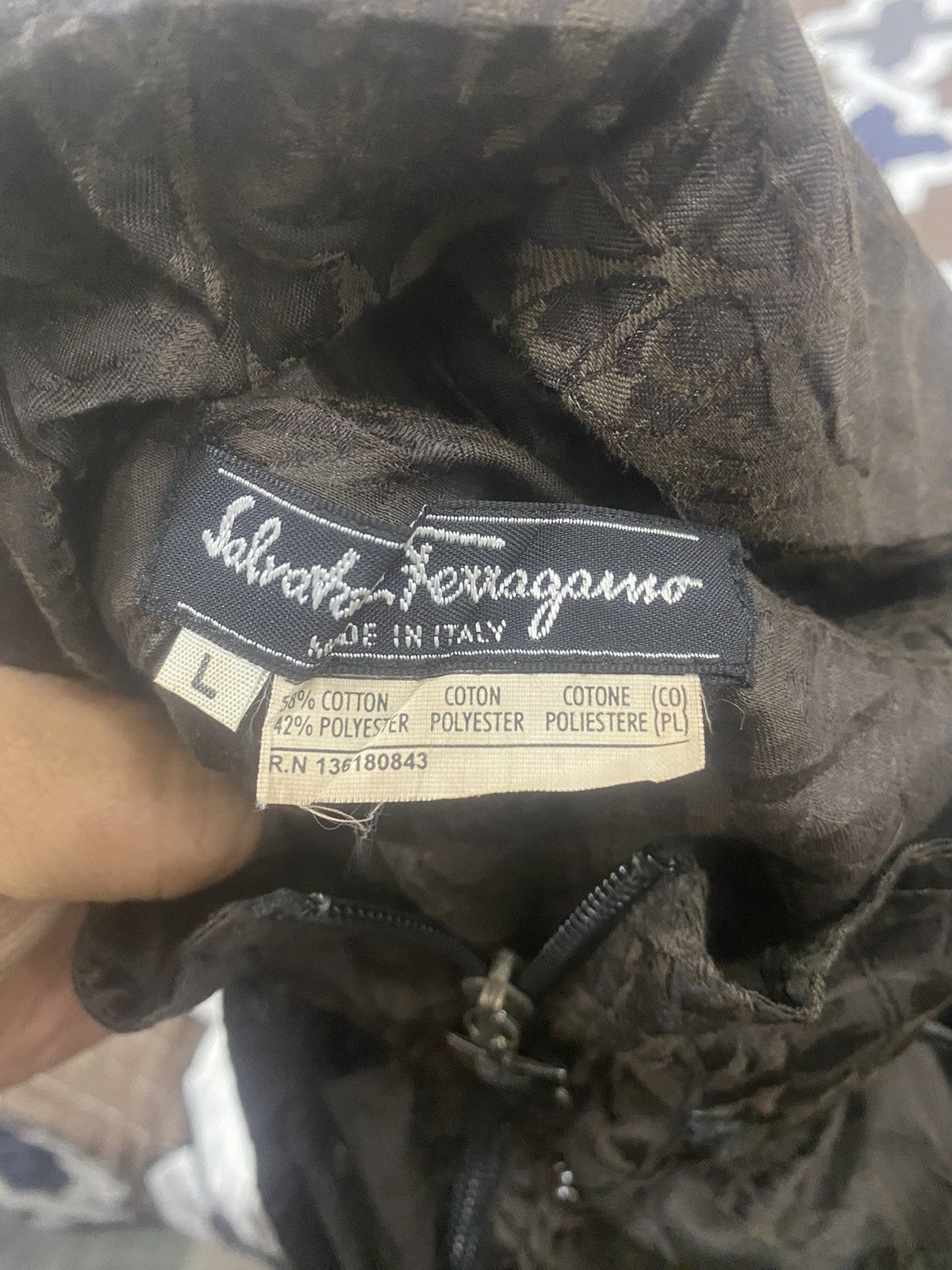 Salvatore Ferragamo RARE VINTAGE SALVATORE FERRAGAMO FLORAL WINDBREAKER JACKET Size US L / EU 52-54 / 3 - 18 Thumbnail