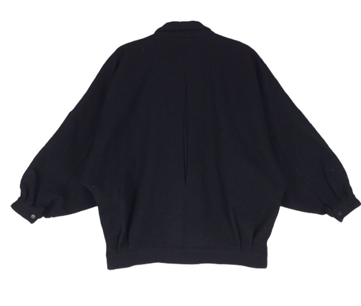 Japanese Brand 🔥Issey Miyake Inspired Oversized Bat Wing Wool Jacket Size US L / EU 52-54 / 3 - 6 Thumbnail