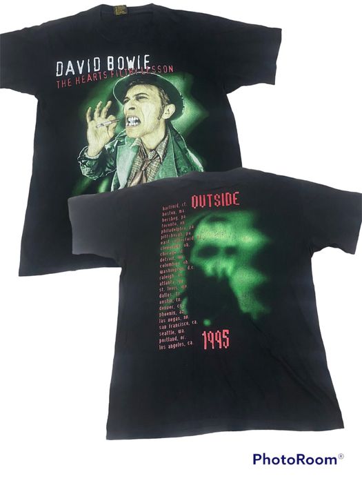 Vintage VINTAGE DAVID BOWIE OUTSIDE TOUR 1995 T-SHIRT | Grailed