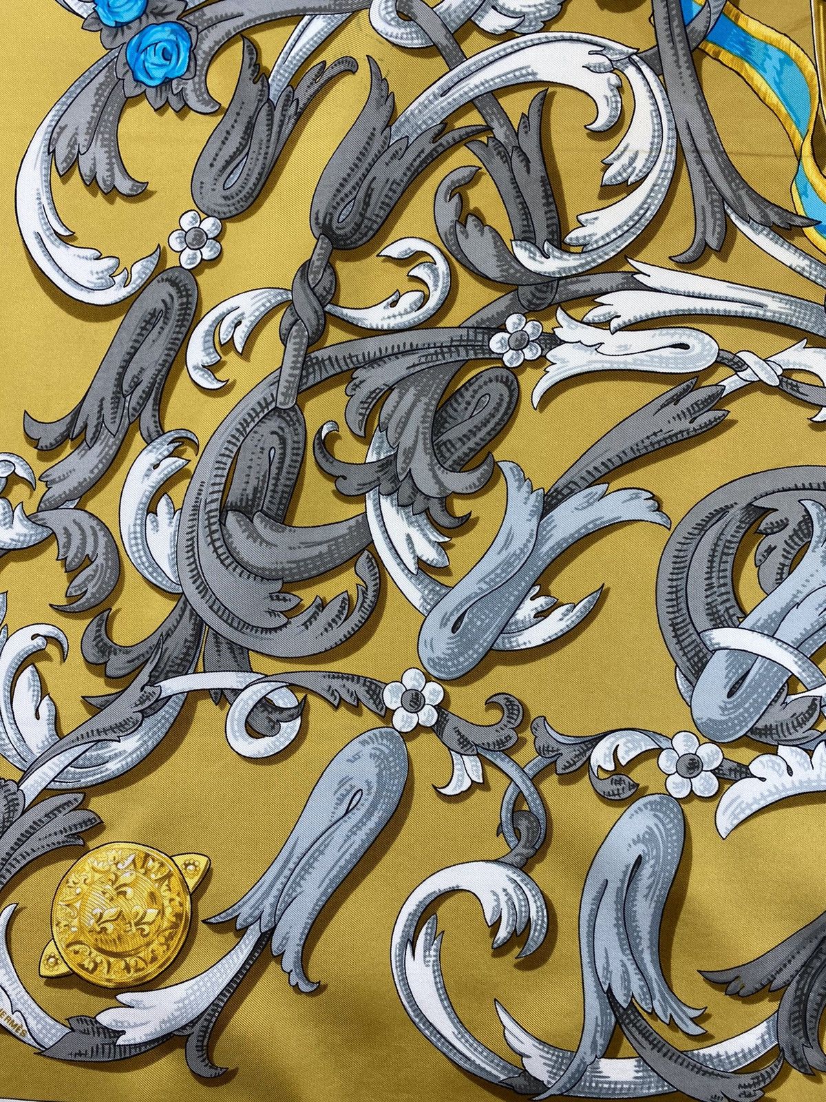 Hermes × Vintage Vintage Rare Hermes Silk Scarf Size ONE SIZE - 10 Thumbnail
