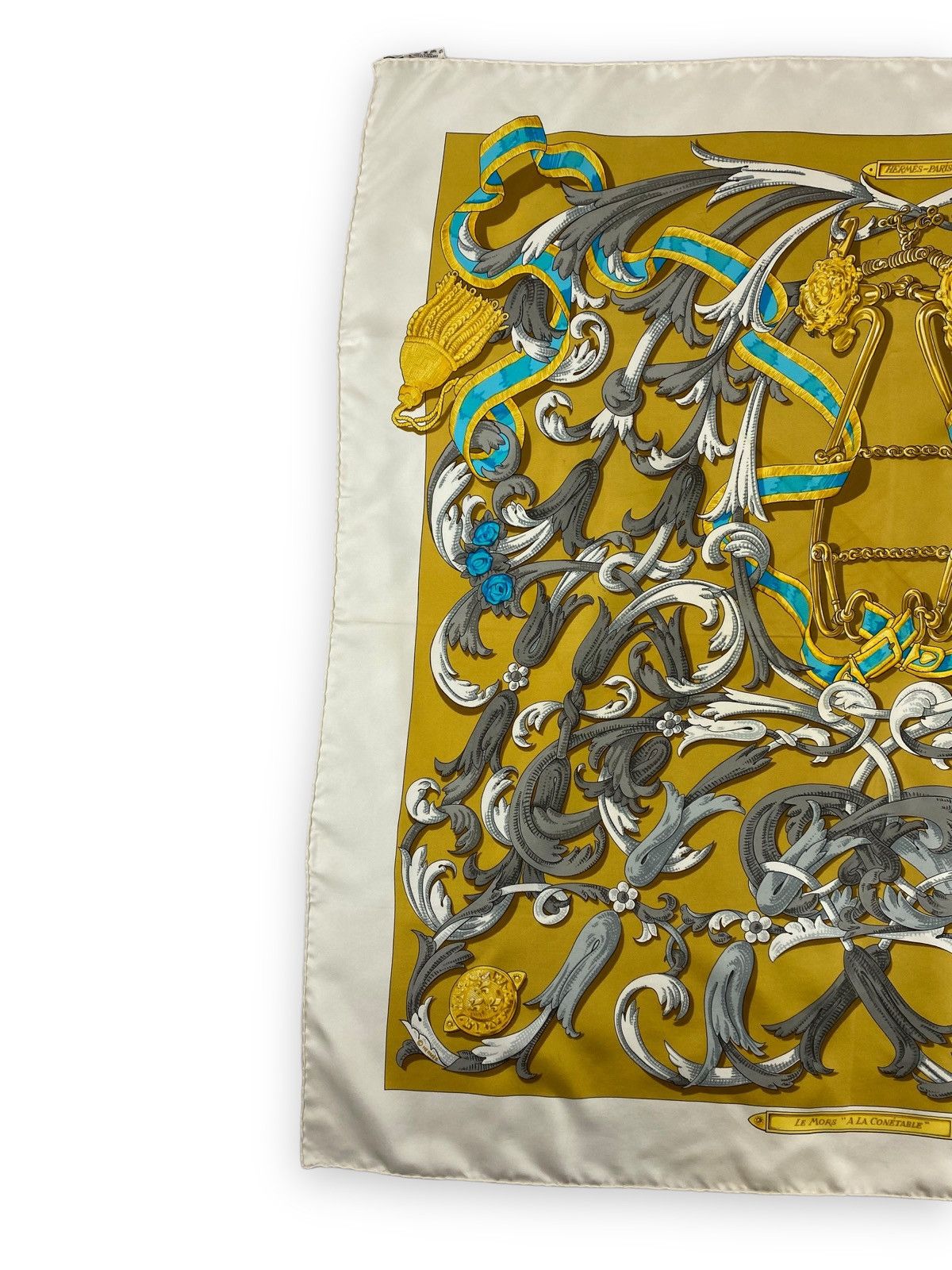 Hermes × Vintage Vintage Rare Hermes Silk Scarf Size ONE SIZE - 6 Thumbnail
