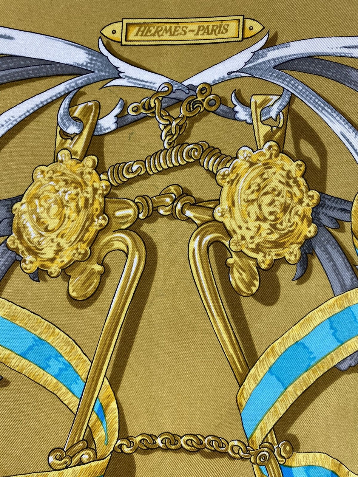 Hermes × Vintage Vintage Rare Hermes Silk Scarf Size ONE SIZE - 12 Thumbnail