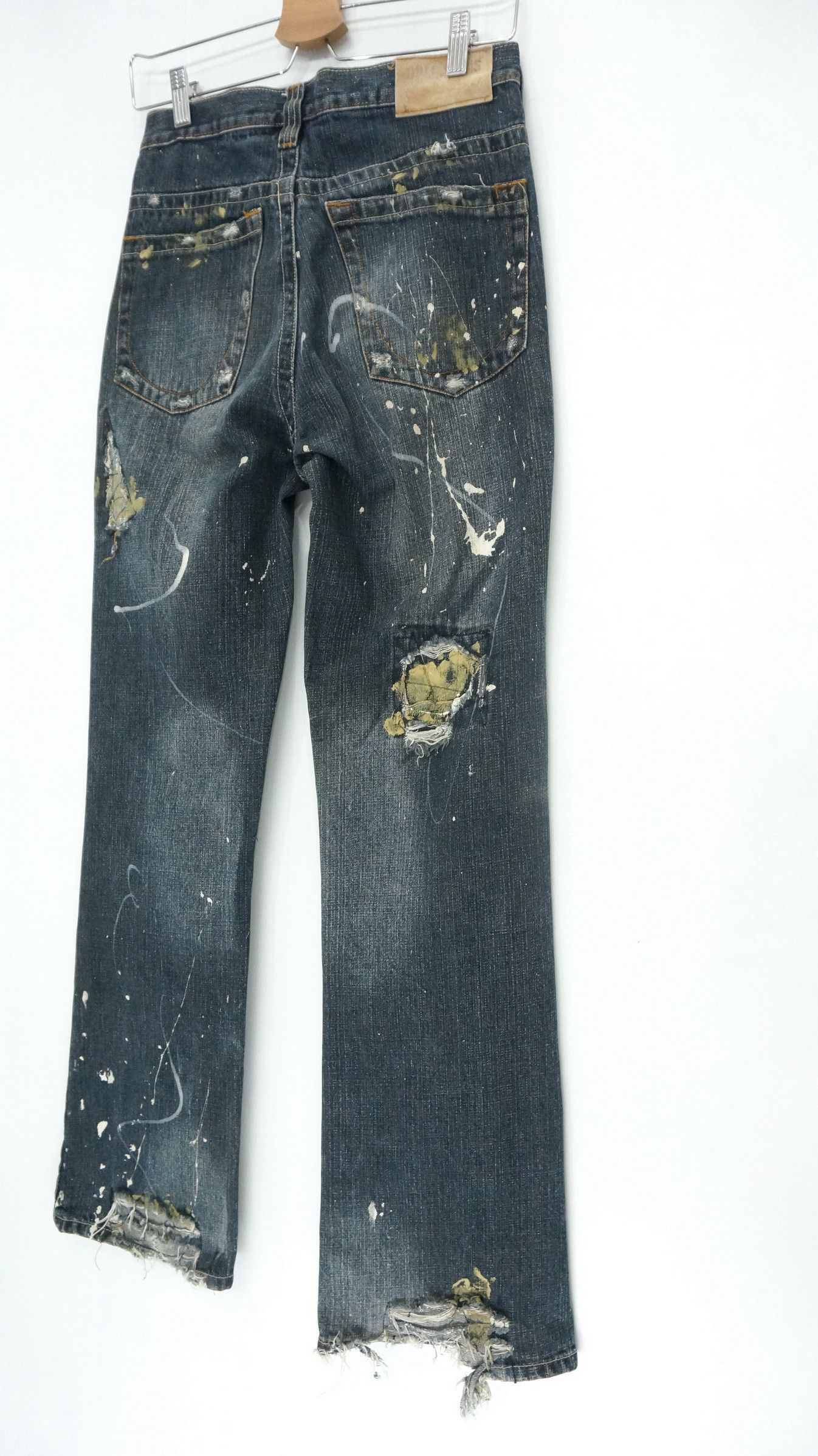 Japanese Brand SickVtg! DOLL Jeans Japan Distressed Fake Mud Worn Out Size US 28 / EU 44 - 11 Thumbnail