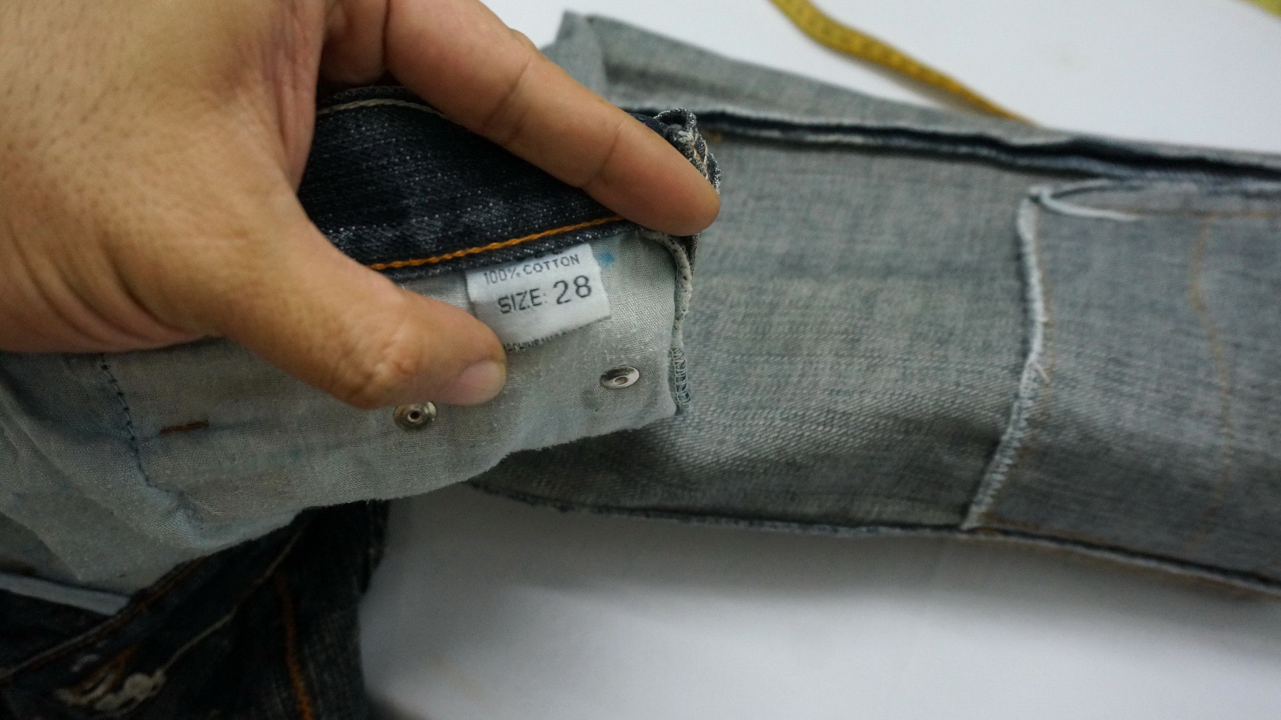 Japanese Brand SickVtg! DOLL Jeans Japan Distressed Fake Mud Worn Out Size US 28 / EU 44 - 21 Thumbnail