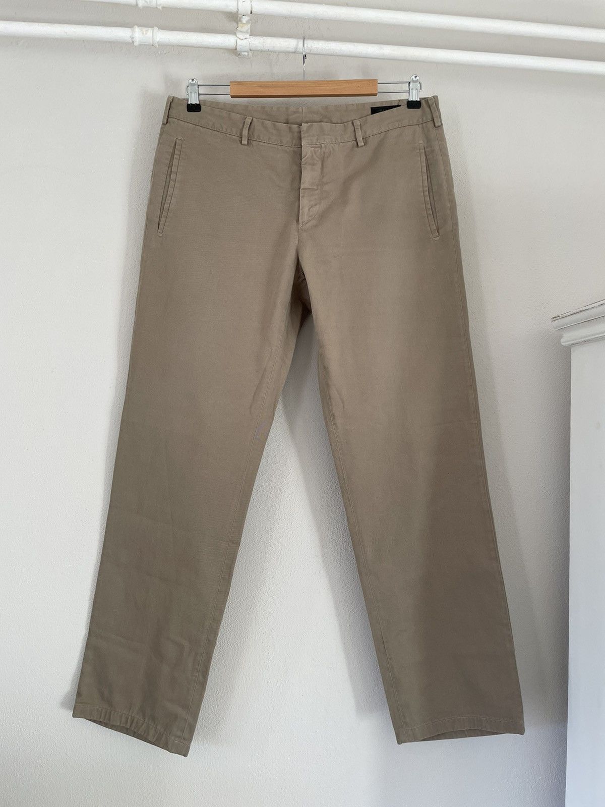 image of Prada Chino Pants in Khaki, Men's (Size 36)