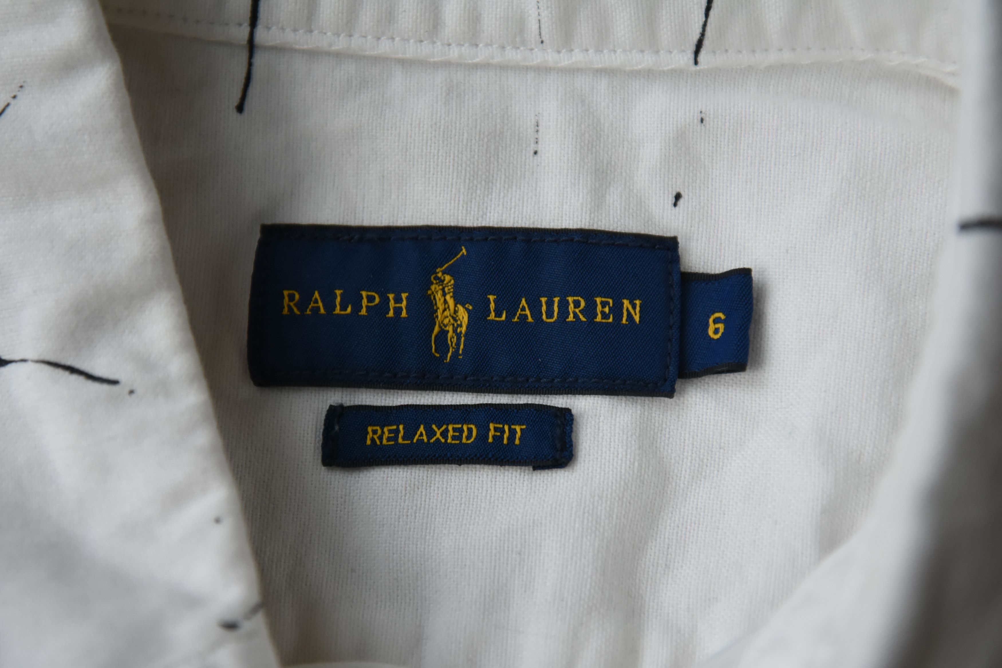 Polo Ralph Lauren Polo Ralph Lauren Womens Paint Splatter Shirt Size 6 Size M / US 6-8 / IT 42-44 - 6 Thumbnail