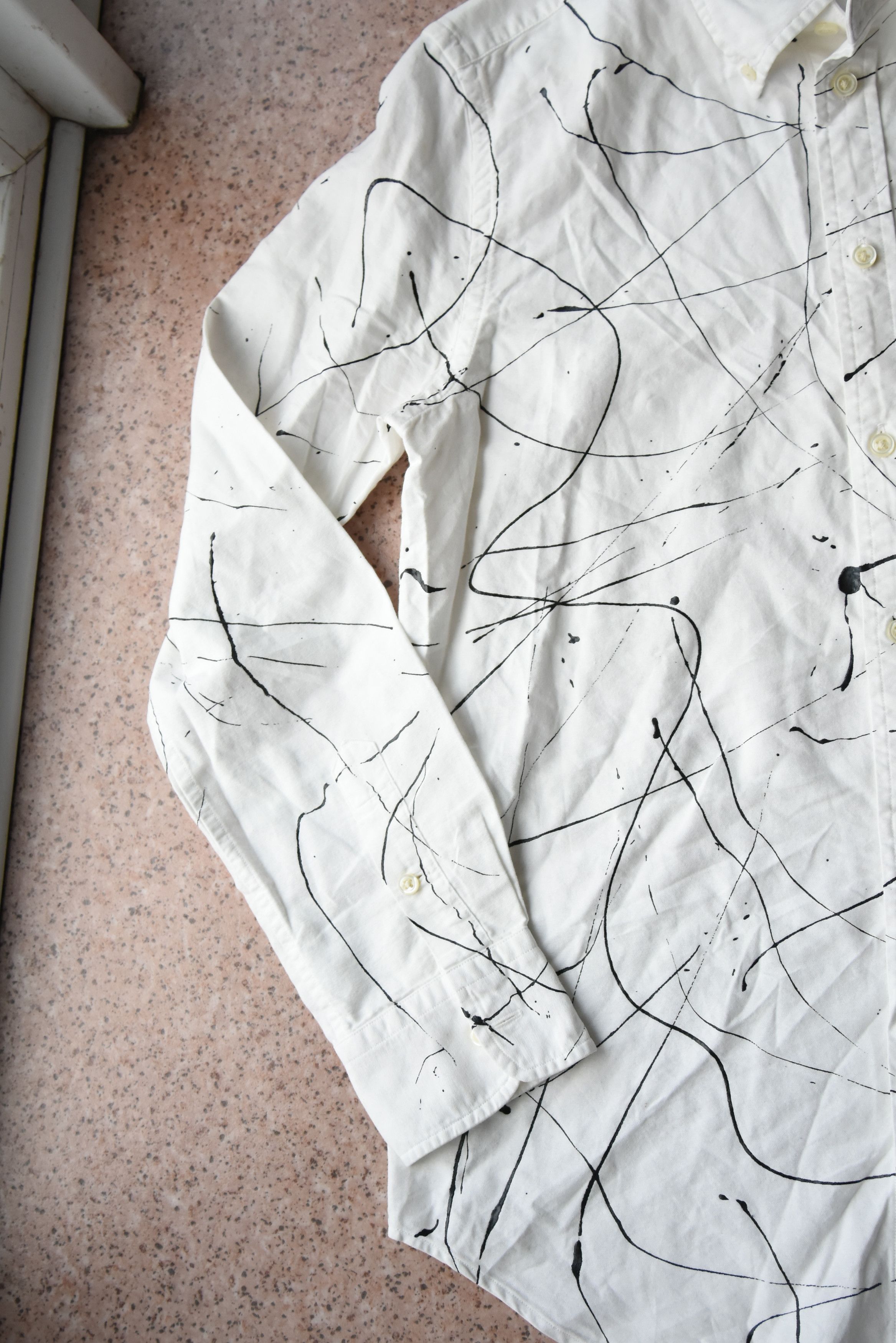 Polo Ralph Lauren Polo Ralph Lauren Womens Paint Splatter Shirt Size 6 Size M / US 6-8 / IT 42-44 - 5 Thumbnail