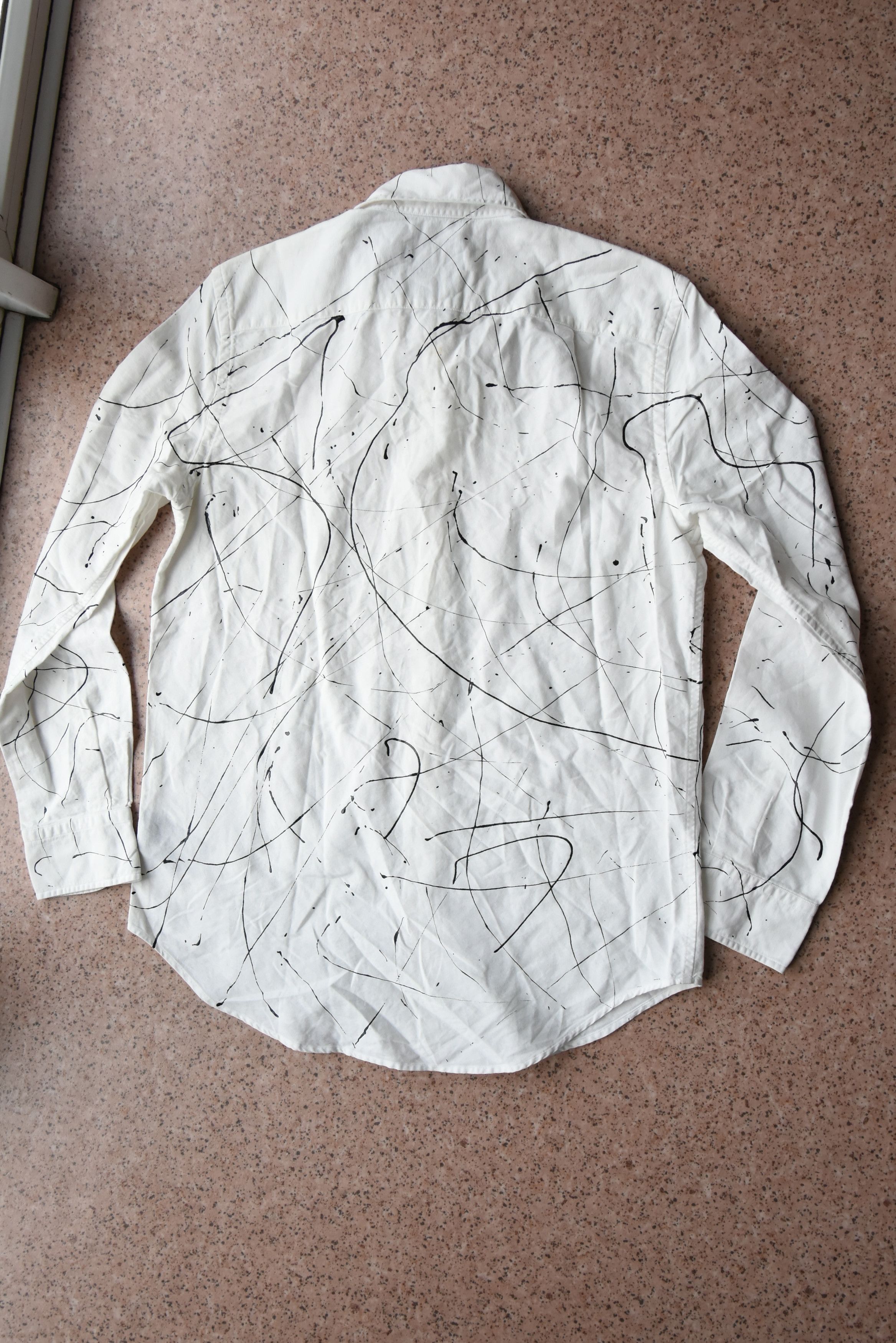 Polo Ralph Lauren Polo Ralph Lauren Womens Paint Splatter Shirt Size 6 Size M / US 6-8 / IT 42-44 - 2 Thumbnail