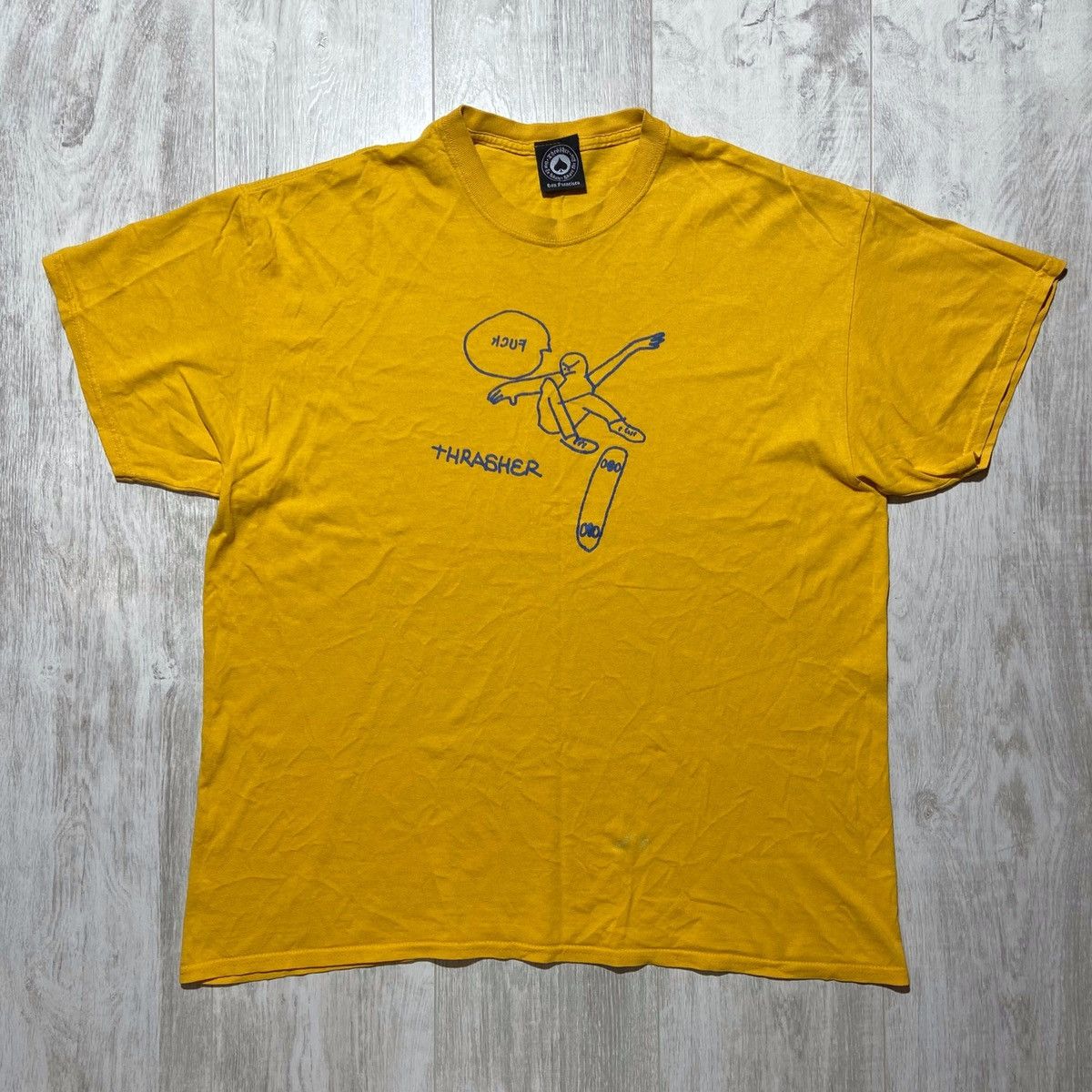 Thrasher × Vintage 90’s Vintage Trasher Skateboarding T-Shirt Size US XL / EU 56 / 4 - 1 Thumbnail