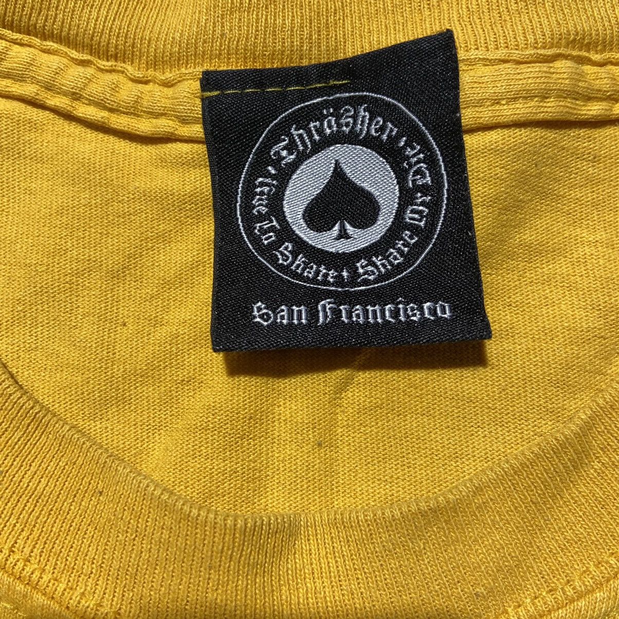 Thrasher × Vintage 90’s Vintage Trasher Skateboarding T-Shirt Size US XL / EU 56 / 4 - 6 Thumbnail