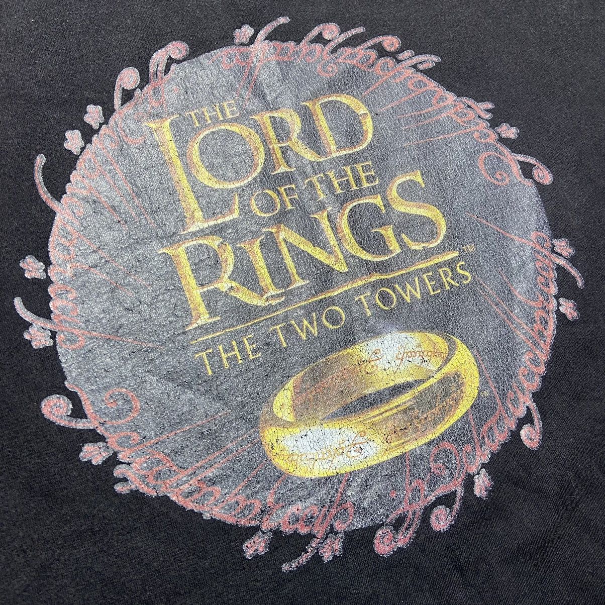 Sci-Fi Fantasy × Vintage Vintage Lord Of The Rings Two Towers T-Shirt Size US XL / EU 56 / 4 - 4 Thumbnail