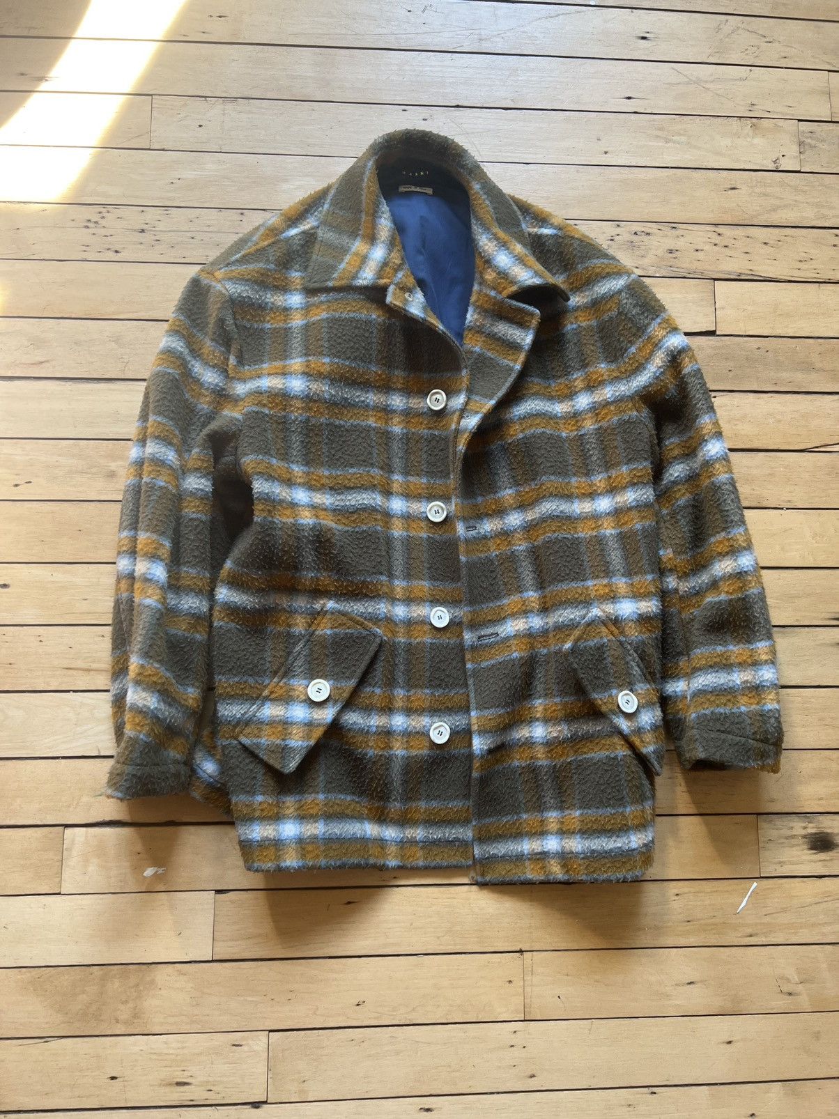 Marni Oversized check coat | Grailed