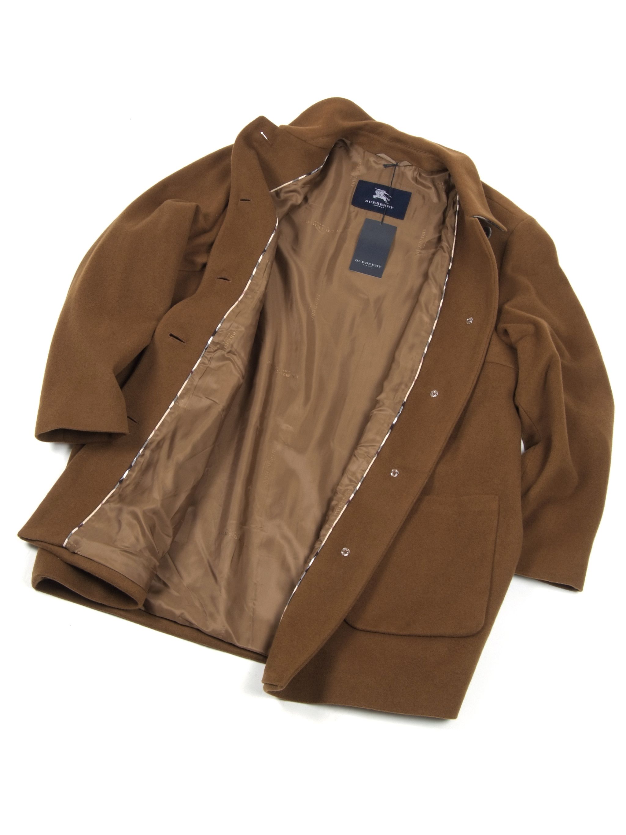 Burberry Burberry Pure Cashmere Overcoat Jacket Size L / US 10 / IT 46 - 2 Thumbnail
