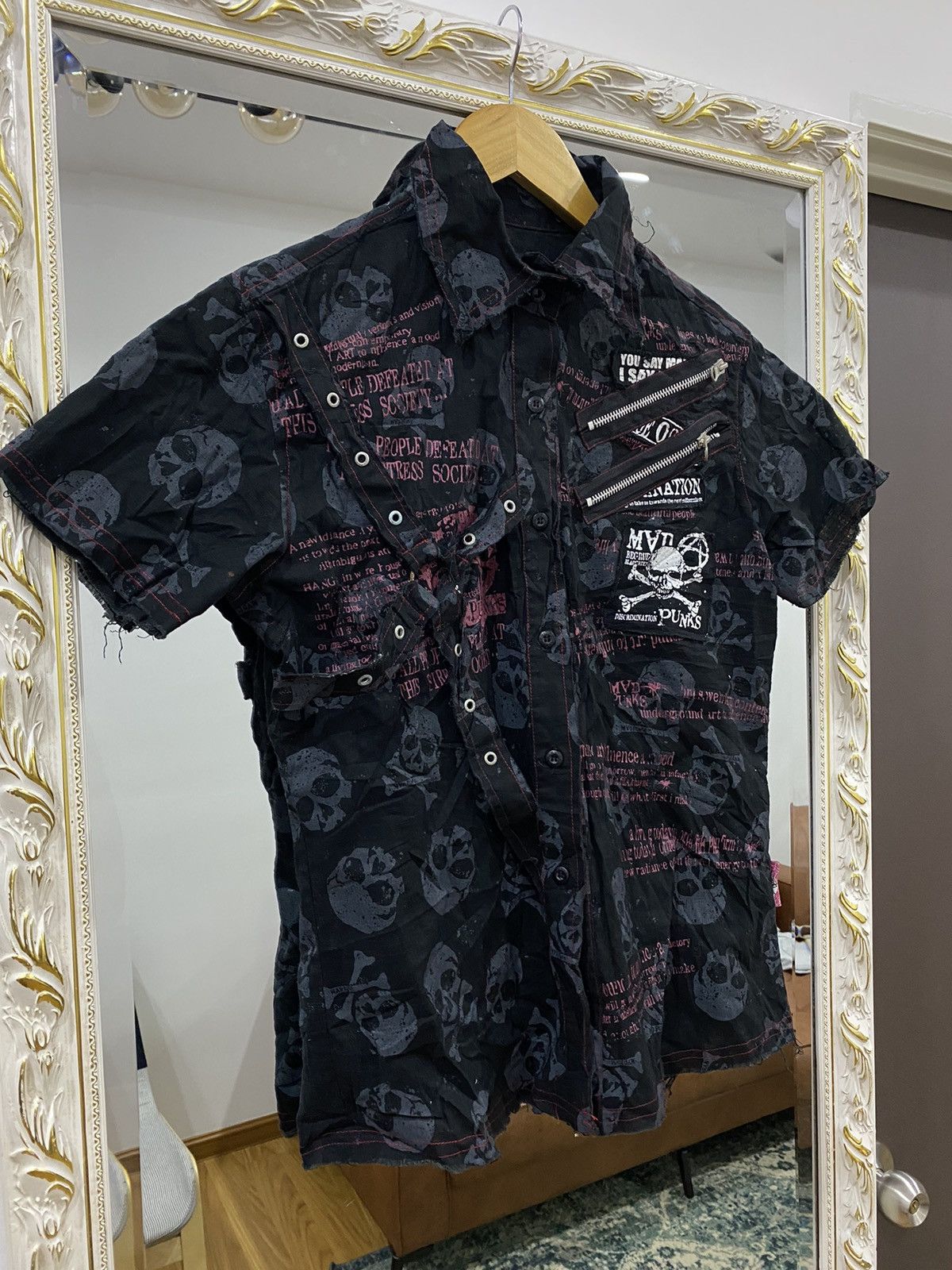 Mari's Rock Rare Mad Punks Bunny Ear Bondage Shirt Size US S / EU 44-46 / 1 - 9 Thumbnail