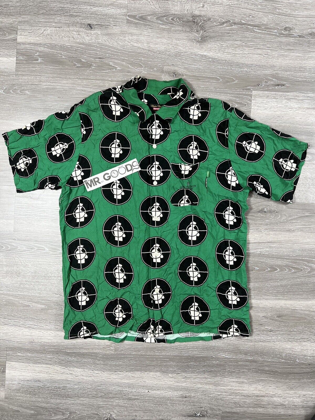 Supreme Undercover/Public Enemy Rayon Button Up Shirt Shirts 