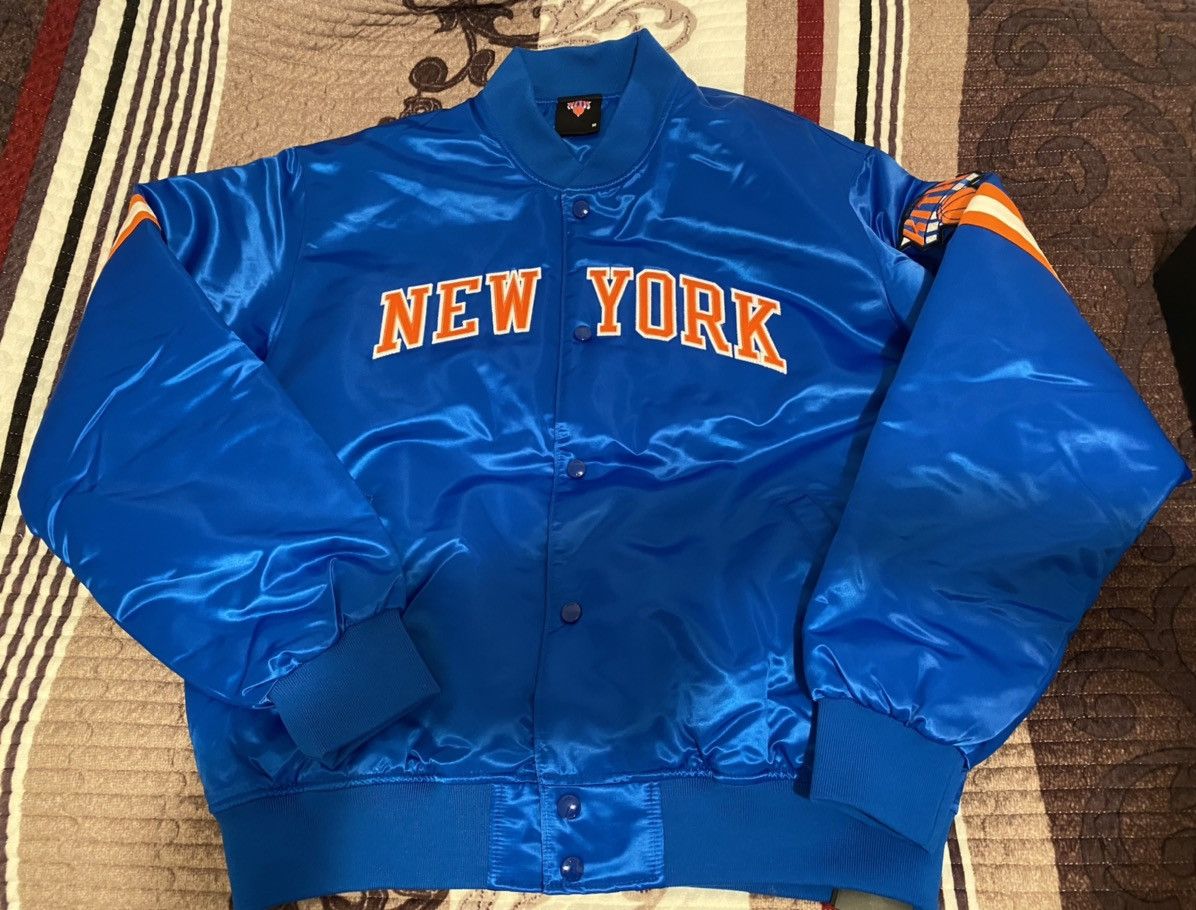 Kith Kith For NY Knicks Satin Bomber Jacket, sz Medium | Grailed