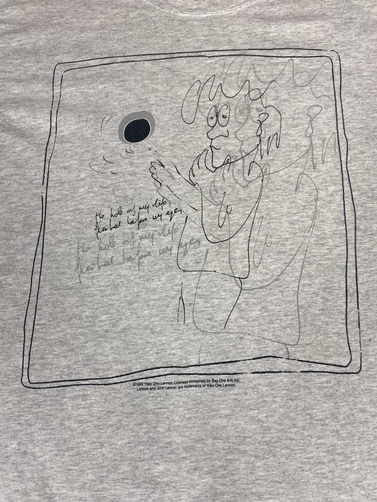Vintage Vintage Yoko Ono Lennon By Bag One Art Size US L / EU 52-54 / 3 - 2 Thumbnail