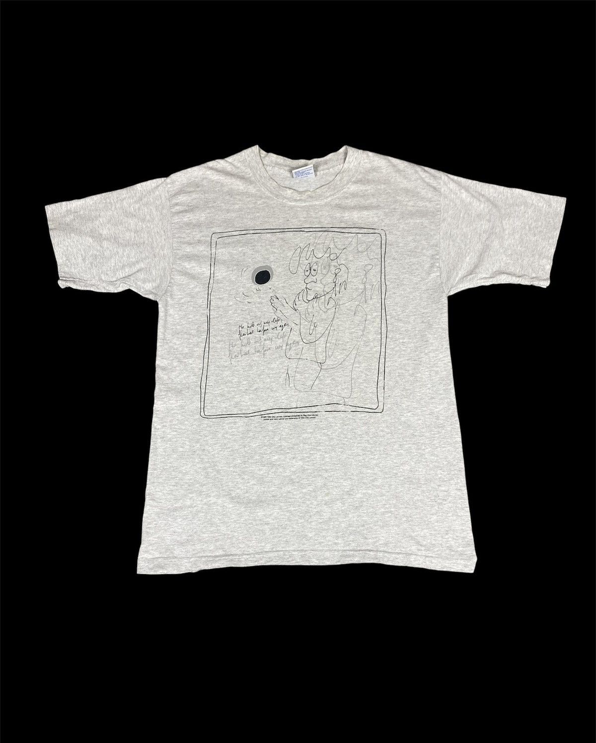 Vintage Vintage Yoko Ono Lennon By Bag One Art Size US L / EU 52-54 / 3 - 1 Thumbnail