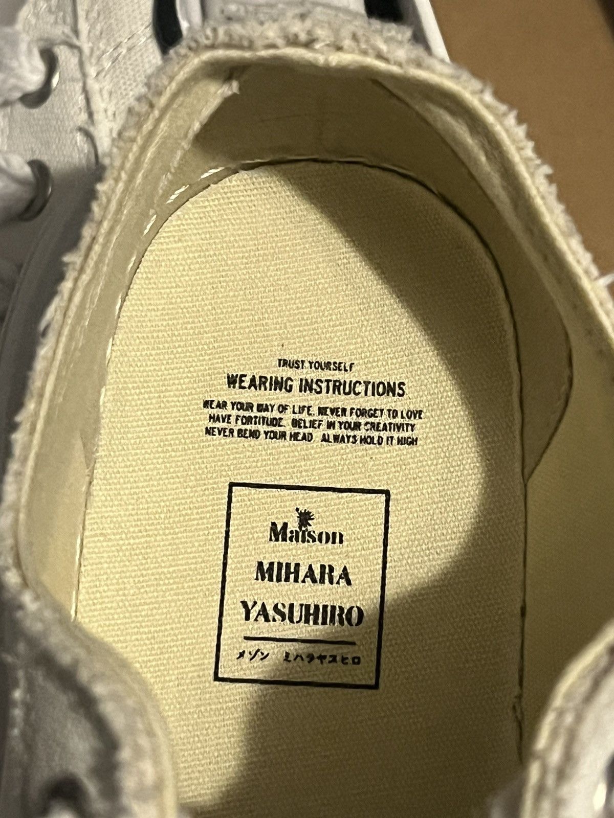 Maison MIHARA YASUHIRO Maison Mihara Yasuhiro Original Sole Canvas Low Sneaker UK 8 Size US 9 / EU 42 - 9 Thumbnail