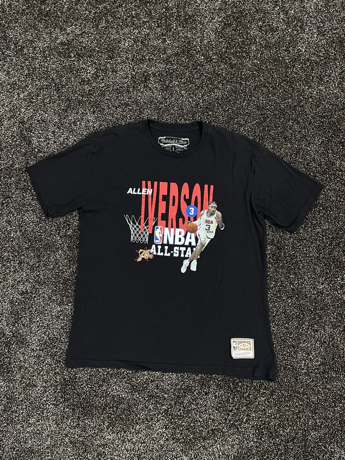 Mitchell & Ness Mitchell & Ness NBA Philadelphia 76ers Allen Iverson Black T Size US L / EU 52-54 / 3 - 1 Thumbnail