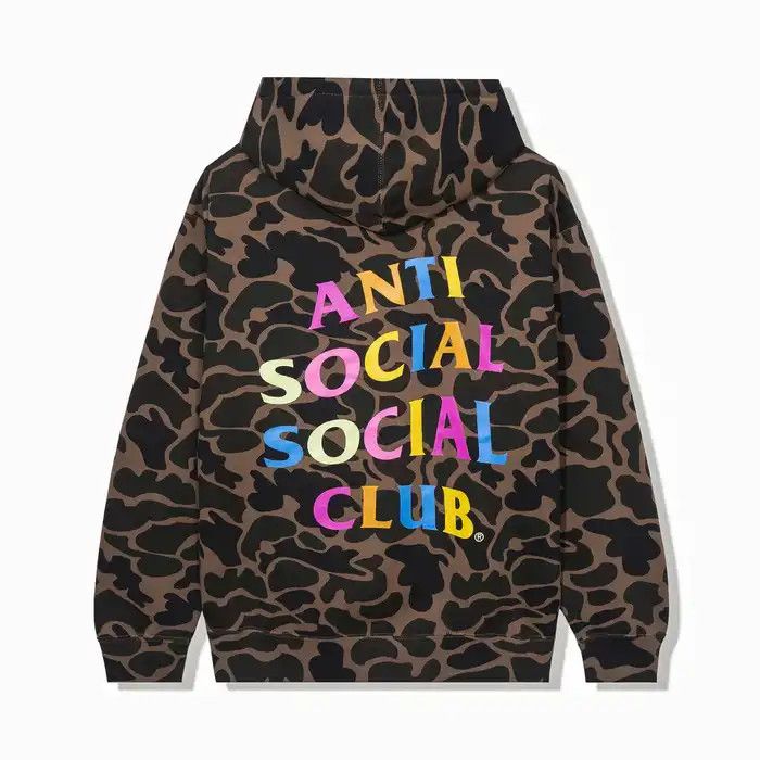Anti social social club :) * :( Cheetah Hoodie