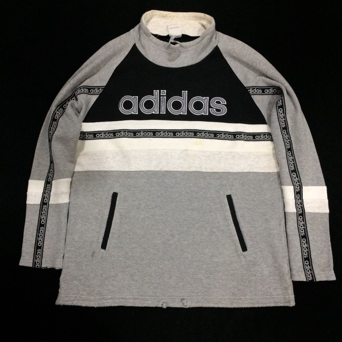Adidas Vintage Adidas RUN DMC Spell Out Sweatshirt Grailed