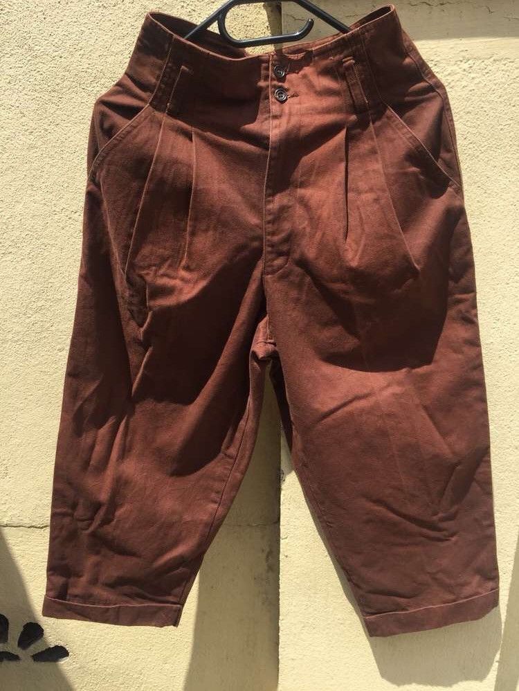 Hai Sporting Gear × Issey Miyake Vintage Archives Issey Miyake Cropped Baggy Pants Size US 26 / EU 42 - 1 Thumbnail