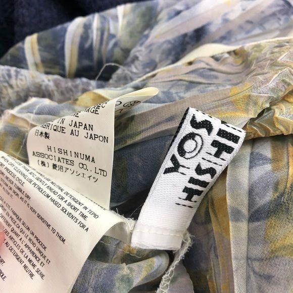 Japanese Brand × Vintage Yoshiki Hishinuma Midi Skirt Pleat Heat Crinkle Shibori Size 24" / US 00 / IT 34 - 11 Thumbnail