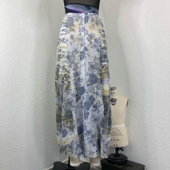 Japanese Brand × Vintage Yoshiki Hishinuma Midi Skirt Pleat Heat Crinkle Shibori Size 24" / US 00 / IT 34 - 5 Thumbnail