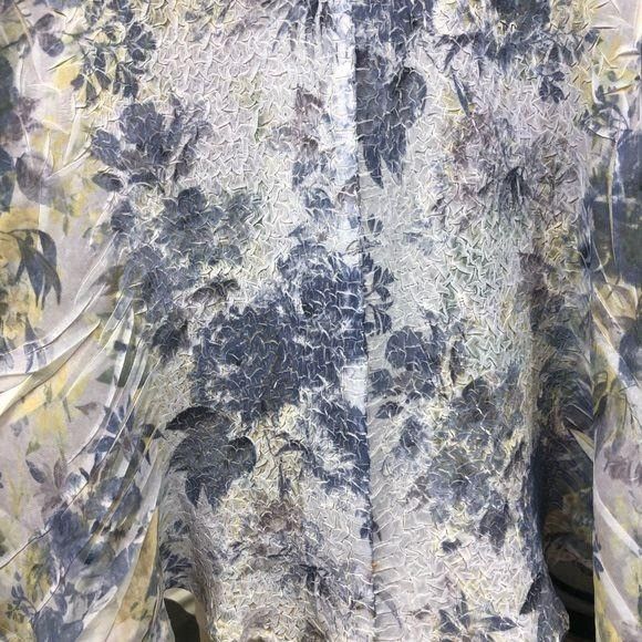 Japanese Brand × Vintage Yoshiki Hishinuma Midi Skirt Pleat Heat Crinkle Shibori Size 24" / US 00 / IT 34 - 8 Thumbnail