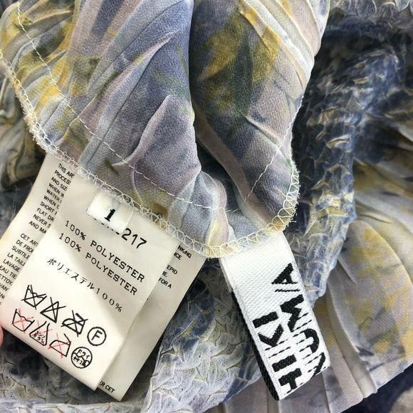 Japanese Brand × Vintage Yoshiki Hishinuma Midi Skirt Pleat Heat Crinkle Shibori Size 24" / US 00 / IT 34 - 12 Thumbnail