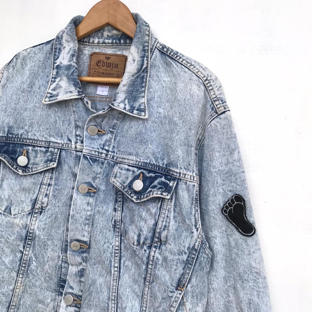 Edwin vintage edwin acidwash trucker jean Size US M / EU 48-50 / 2 - 2 Thumbnail