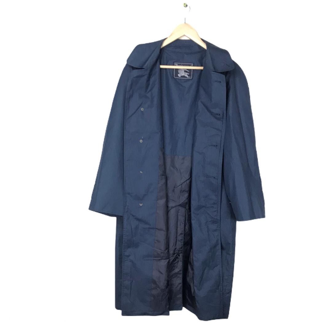 Vintage burberrys dark blue long coat jacket