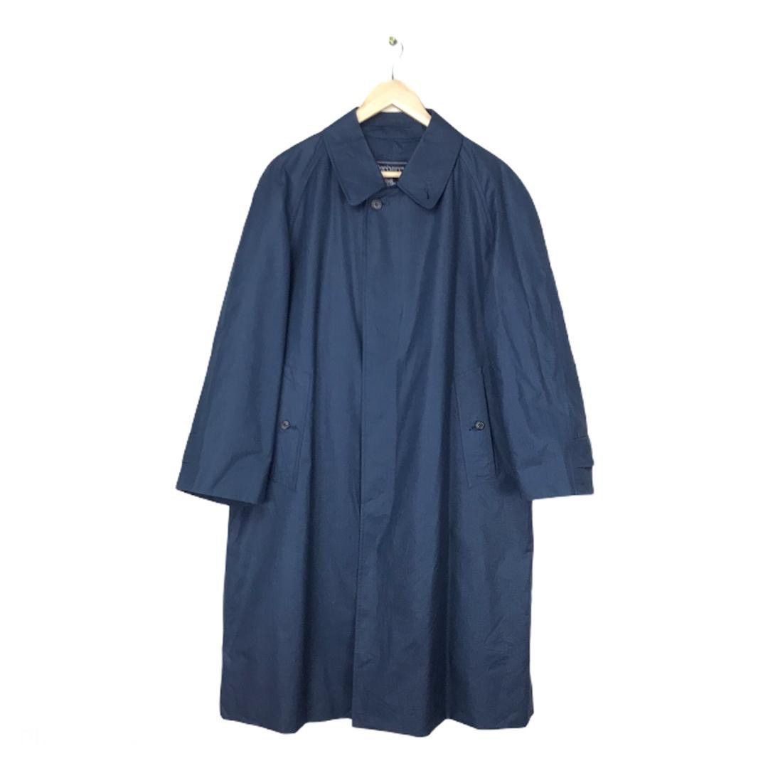 Burberry Vintage burberrys dark blue long coat jacket Size US M / EU 48-50 / 2 - 2 Thumbnail