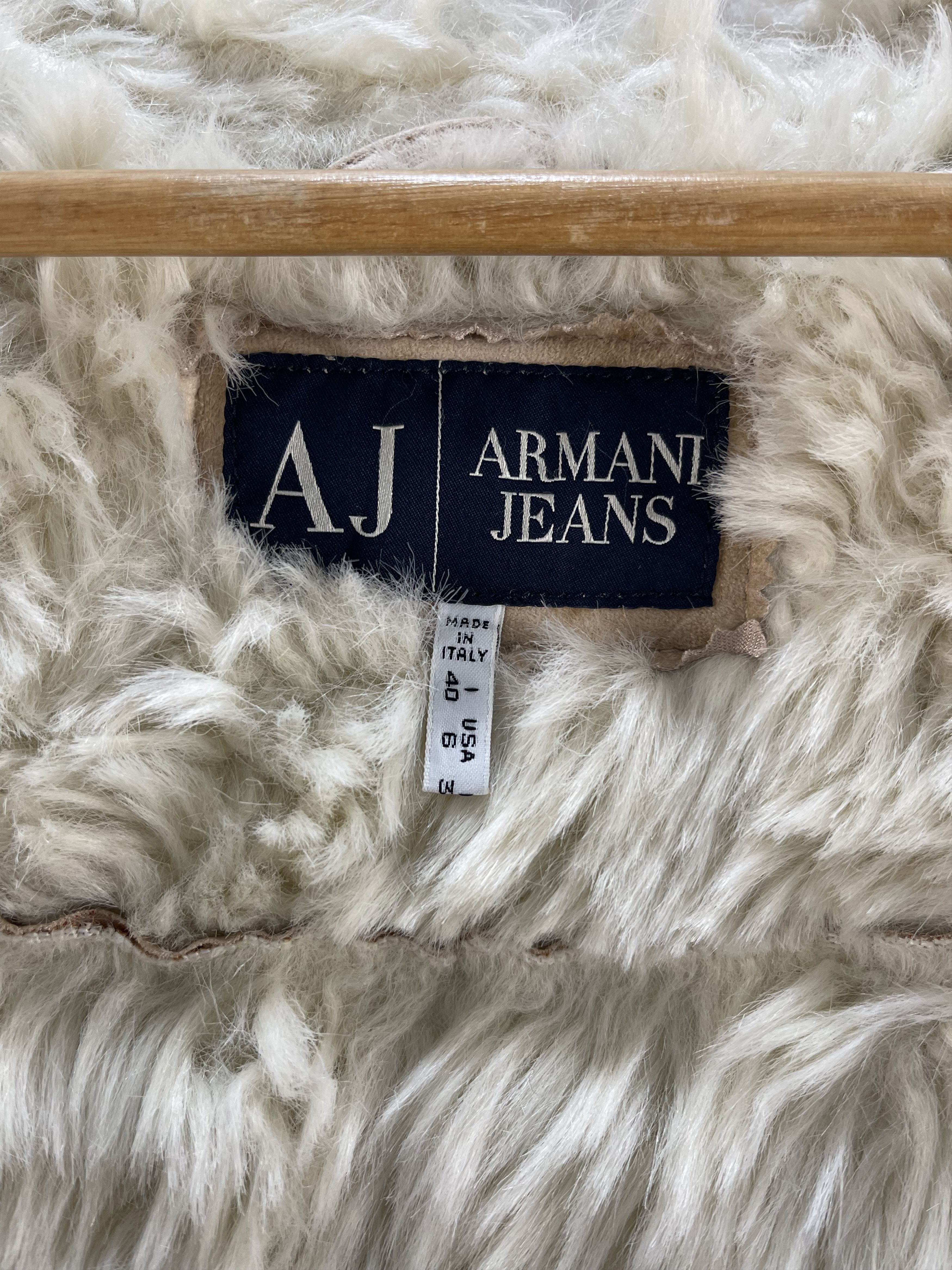 Armani Armani Jeans Faux Fur Jacket Size US S / EU 44-46 / 1 - 11 Thumbnail