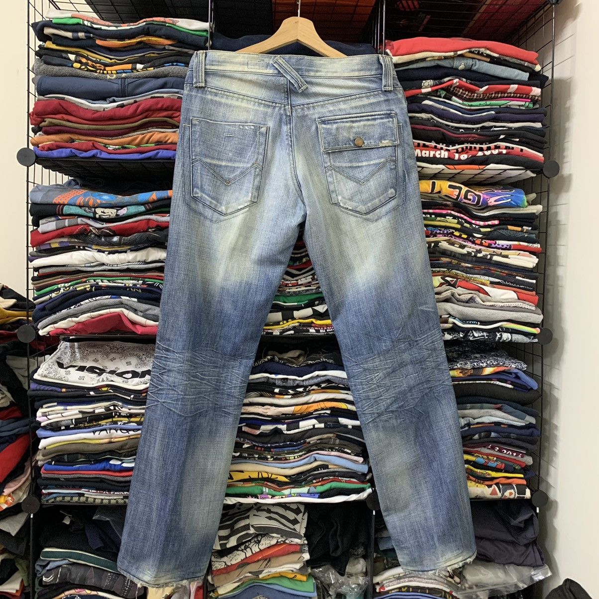 Energie VINTAGE ENERGIE KIRK DISTRESS JEANS Size US 32 / EU 48 - 2 Thumbnail