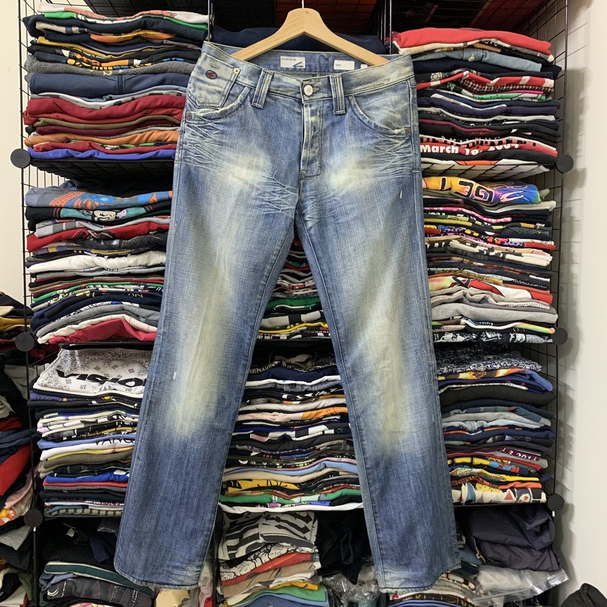 Energie VINTAGE ENERGIE KIRK DISTRESS JEANS Size US 32 / EU 48 - 1 Thumbnail
