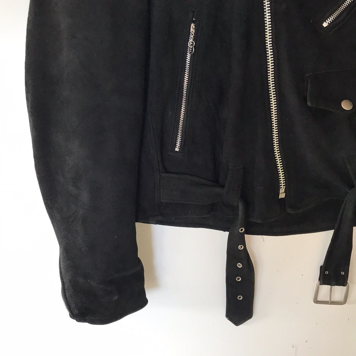 Vintage Vintage Frime Parts Double Collar Leather Jacket Made In Usa Size US M / EU 48-50 / 2 - 6 Thumbnail
