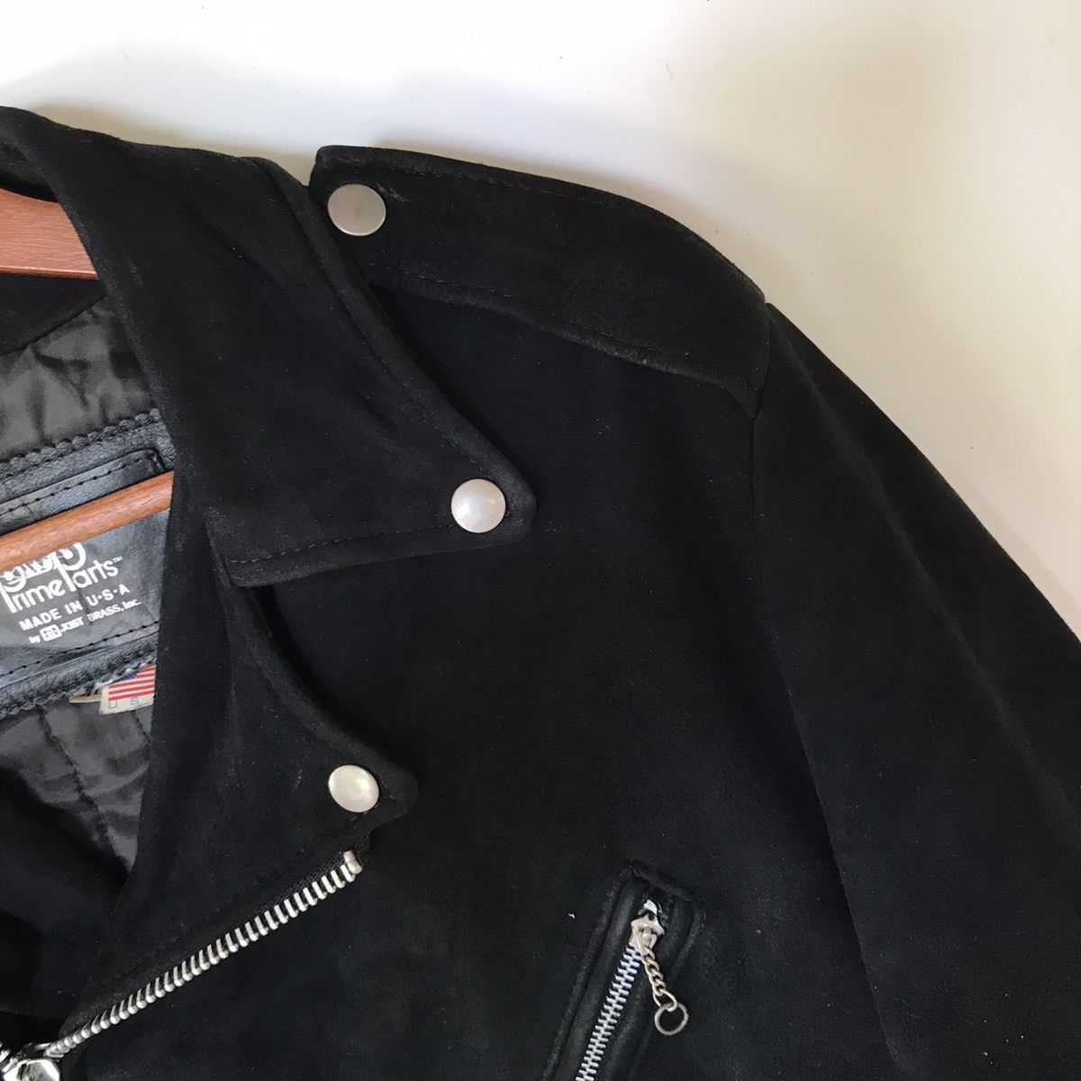 Vintage Vintage Frime Parts Double Collar Leather Jacket Made In Usa Size US M / EU 48-50 / 2 - 9 Thumbnail