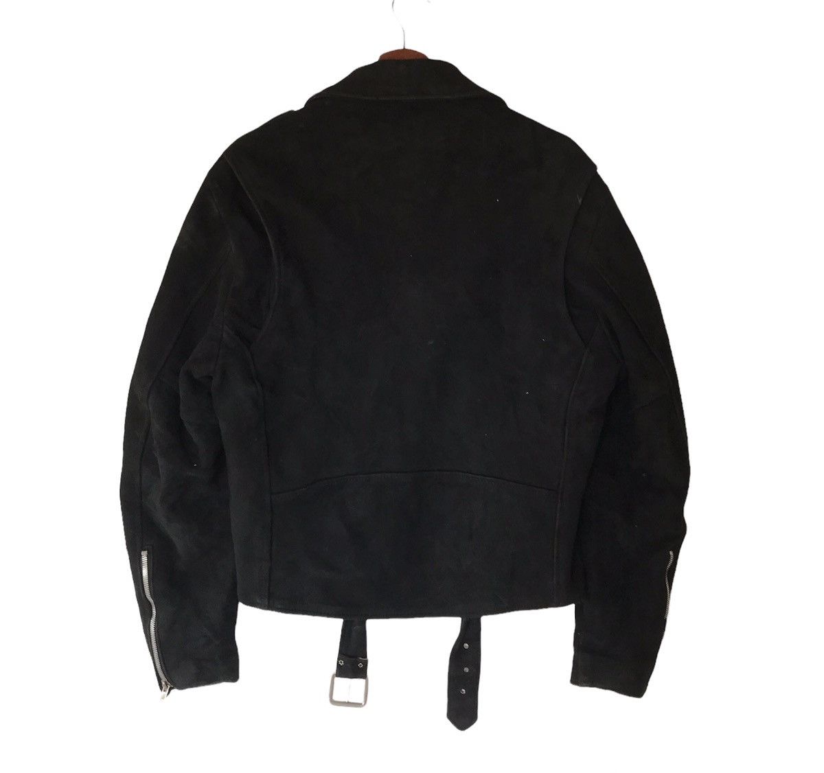 Vintage Vintage Frime Parts Double Collar Leather Jacket Made In Usa Size US M / EU 48-50 / 2 - 2 Thumbnail