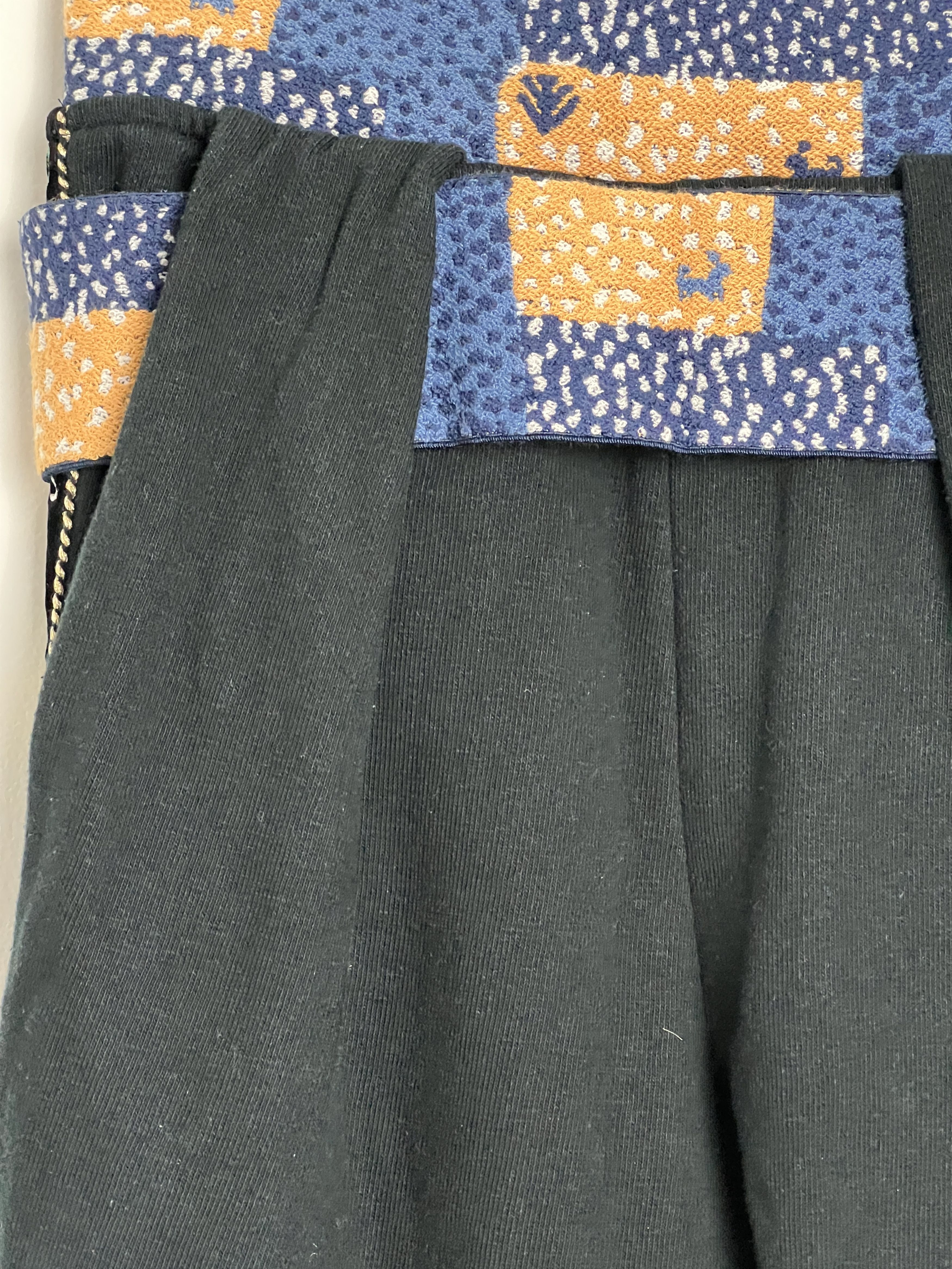 Kapital Black Velvet Embroider Trim Shimokita Go-Go Sweatpants Size US 28 / EU 44 - 3 Thumbnail