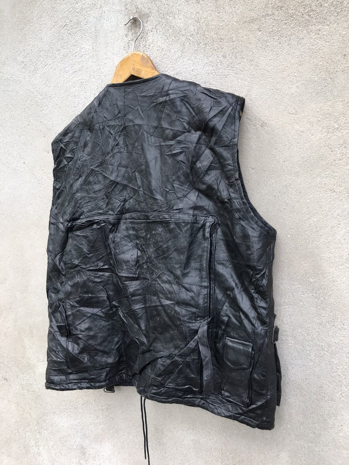 Beauty Beast RARE TACTICAL HALF LEATHER JACKET FOR BIKER HARLEY DAVIDSON Size US L / EU 52-54 / 3 - 7 Thumbnail