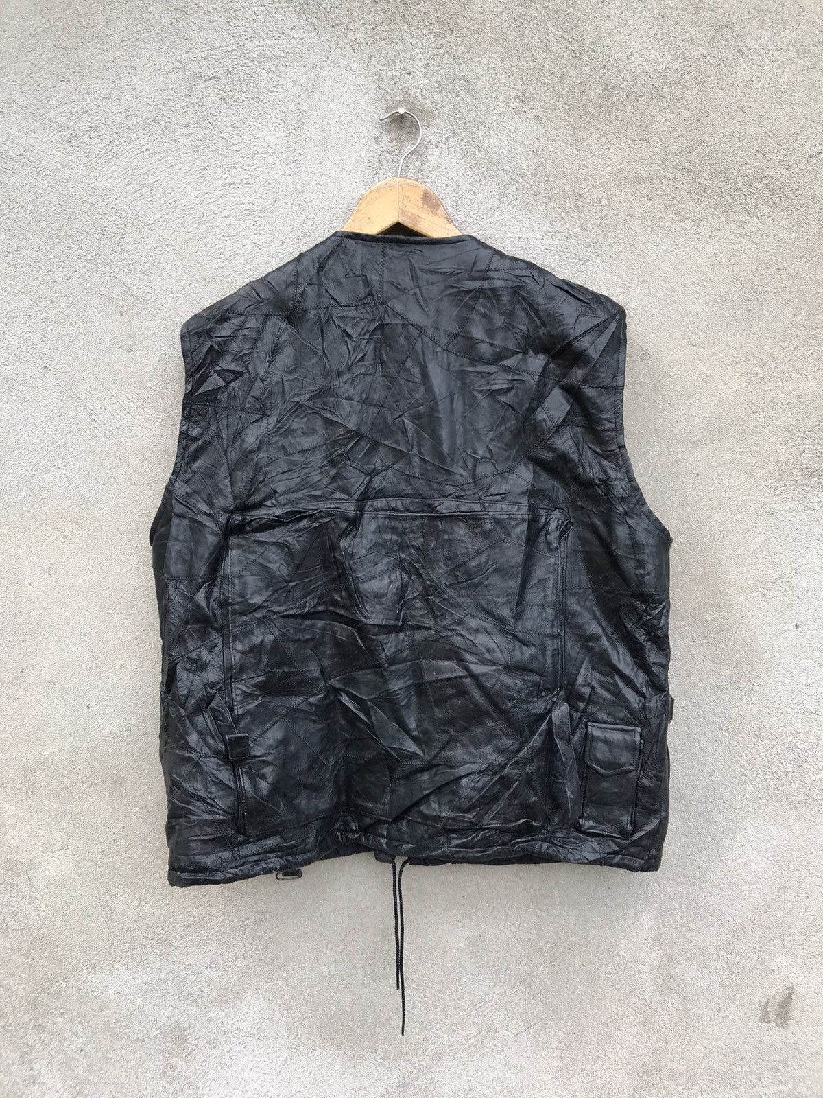 Beauty Beast RARE TACTICAL HALF LEATHER JACKET FOR BIKER HARLEY DAVIDSON Size US L / EU 52-54 / 3 - 6 Thumbnail