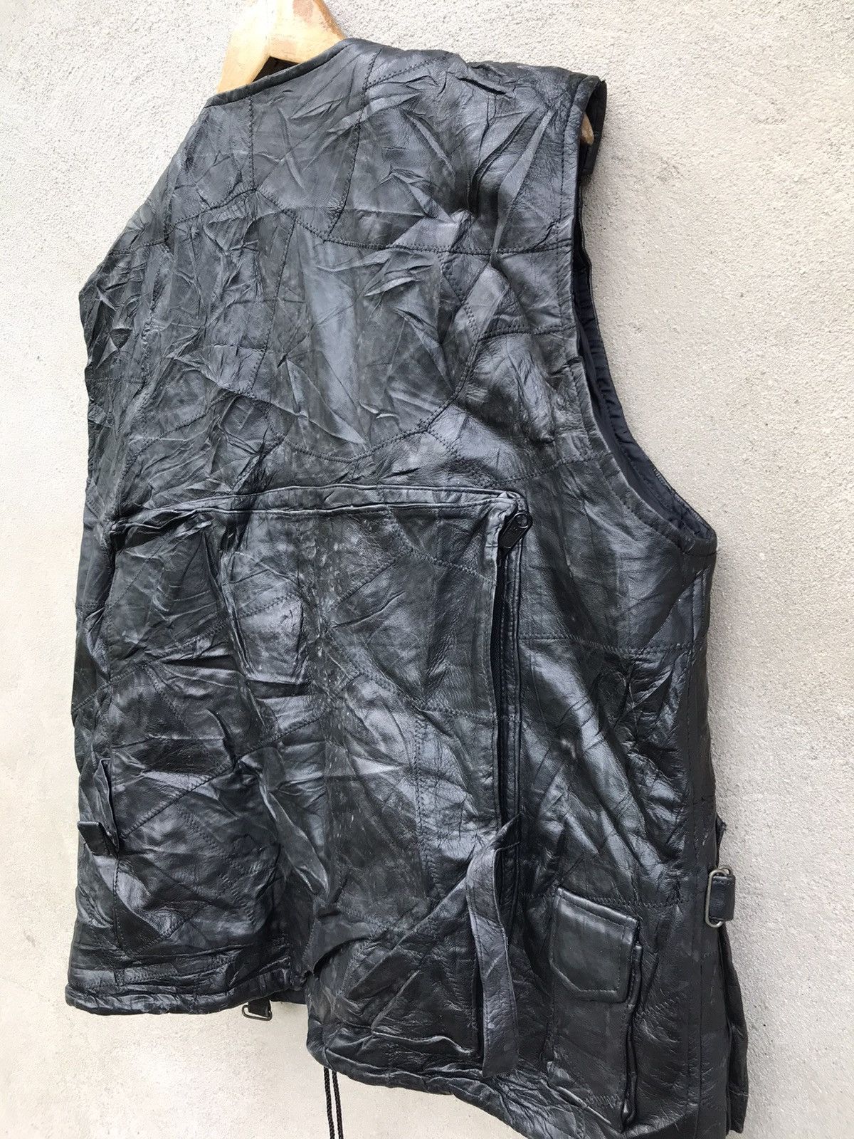 Beauty Beast RARE TACTICAL HALF LEATHER JACKET FOR BIKER HARLEY DAVIDSON Size US L / EU 52-54 / 3 - 9 Thumbnail
