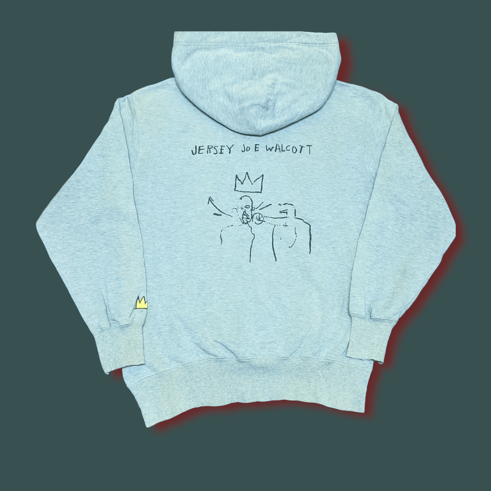 Vintage Vintage Jean Michel Basquiat Jersey Joe Walcott Hoodie Grailed