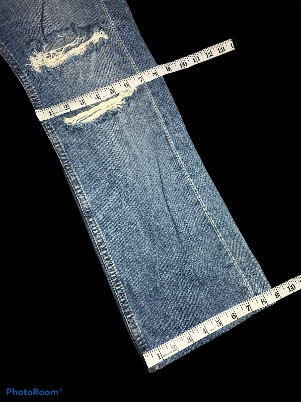 Levi's BOOTCUT LEVIS 527 140 years EDITION DISTRESSED DENIM Size US 33 - 7 Thumbnail