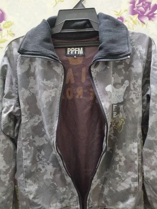 Japanese Brand PPFM SWEATER CAMO ZIP MULTI POCKET Size US M / EU 48-50 / 2 - 4 Thumbnail